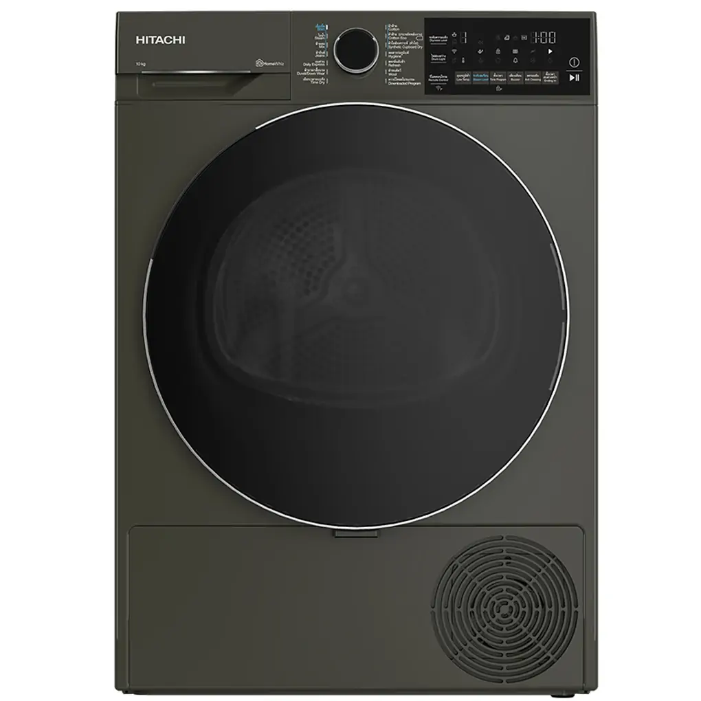Máy sấy quần áo bơm nhiệt Hitachi Inverter 10 kg TD-100XFVEM