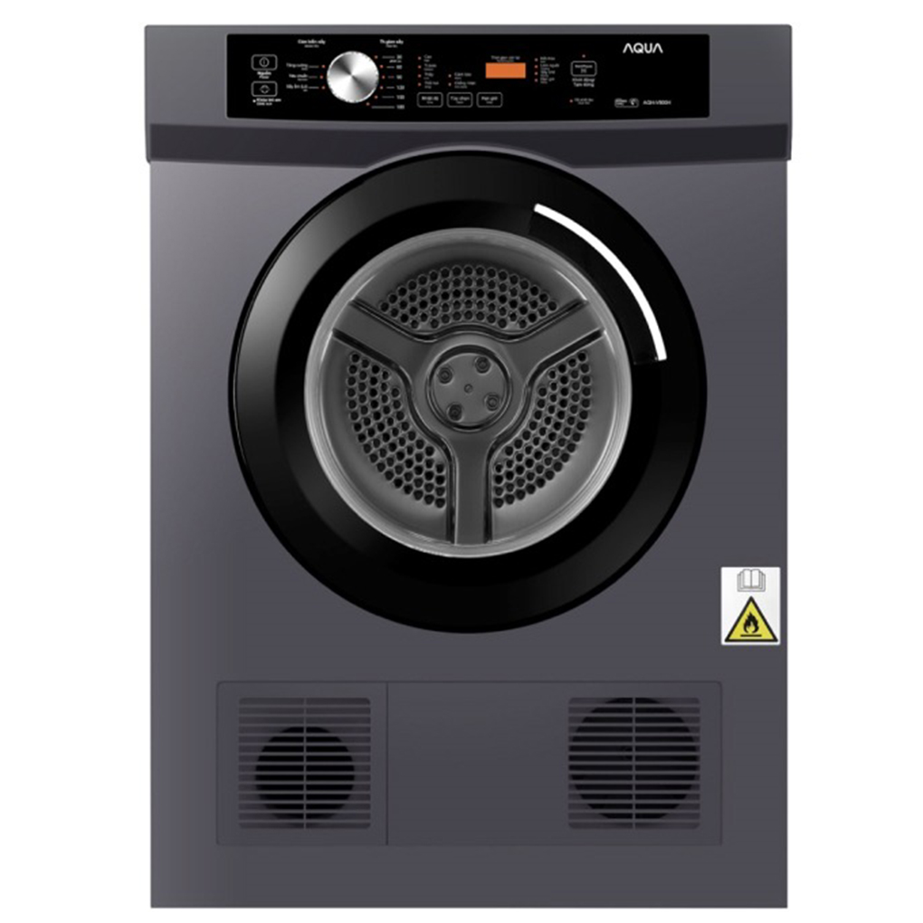 Máy sấy quần áo thông hơi Aqua 8 kg AQH-V800H.SS